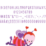 Valentine Bees Font Poster 4