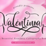 Valentinoa Font Poster 1