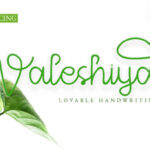 Valeshiya Font Poster 1