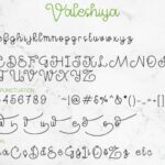 Valeshiya Font Poster 9