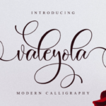 Valeyola Script Font Poster 1