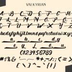 Valkyrian Goddess Duo Font Poster 11