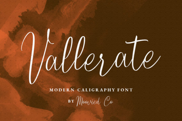 Vallerate Font Poster 1