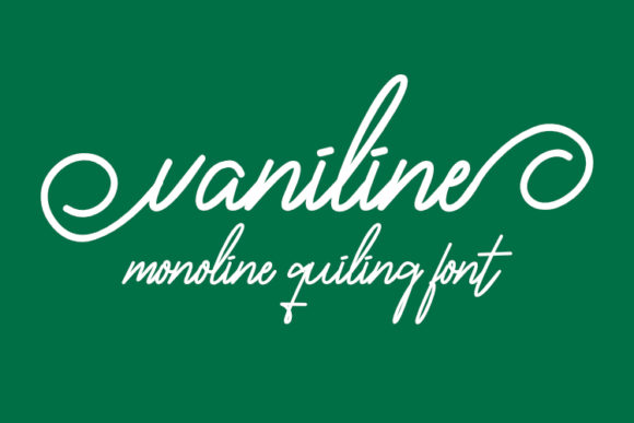 Vaniline Font Poster 1