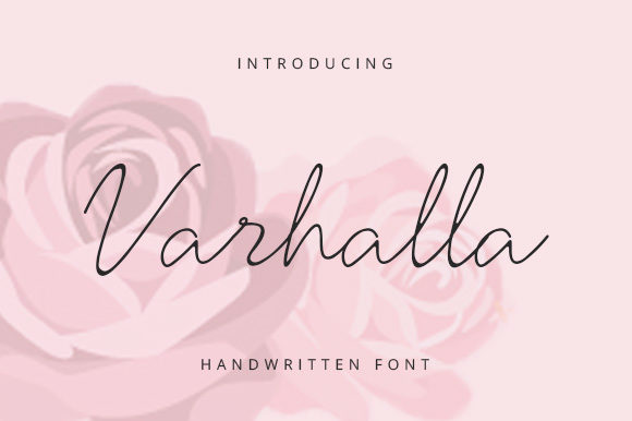 Varhalla Font Poster 1