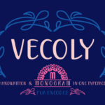 Vecoly Font Poster 1