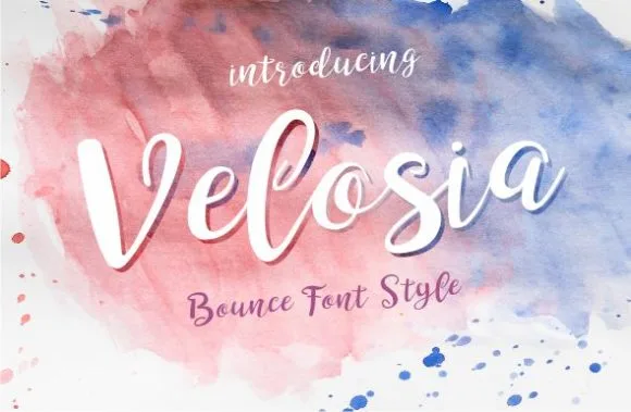 Velosia Font Velosia Font Poster 1