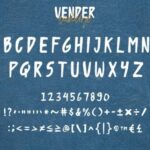 Vender Rustime Duo Font Poster 3