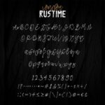 Vender Rustime Duo Font Poster 6