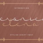 Veronica Elena Font Poster 1