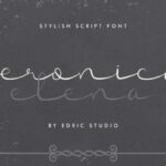 Veronica Elena Font Poster 2