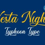 Vesta Night Font Poster 1