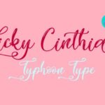 Vicky Cinthia Font Poster 1