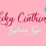 Vicky Cinthia Font Poster 1