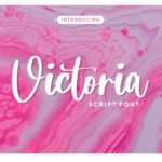 Victoria Font Poster 1