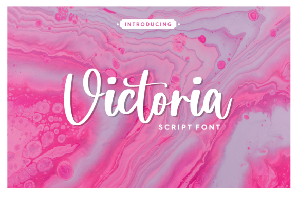Victoria Font Poster 1