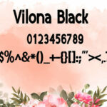 Vilona Font Poster 11