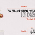 Vilona Font Poster 4