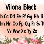 Vilona Font Poster 10