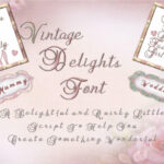 Vintage Delights Font Poster 1