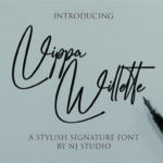 Vippa Willette Font Poster 1