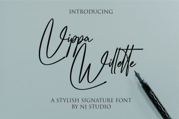 Vippa Willette Font Poster 1