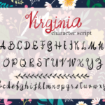 Virginia Font Poster 3