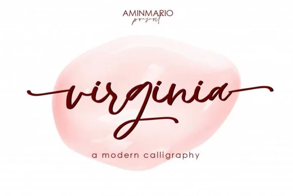 Virginia Font Virginia Font Poster 1