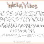 Wacky Vibes Font Poster 2