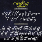 Walking Dream Font Poster 9