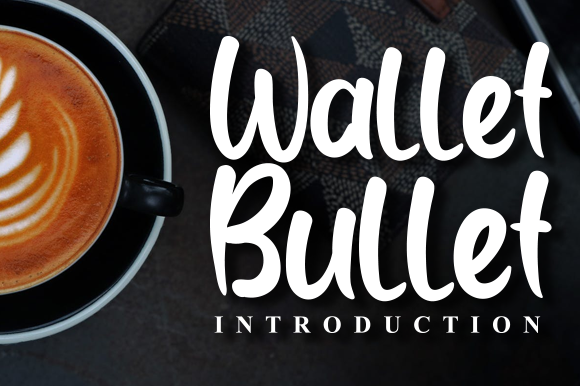 Wallet Bullet Font