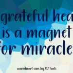 Warmheart Font Poster 5