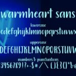 Warmheart Font Poster 7
