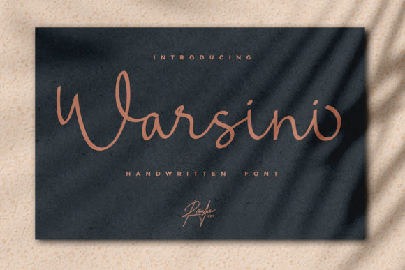 Warsini Font