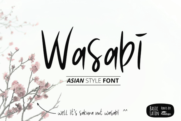 Wasabi Font Poster 1