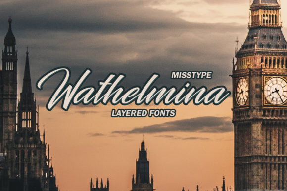 Wathelmina Font Poster 1