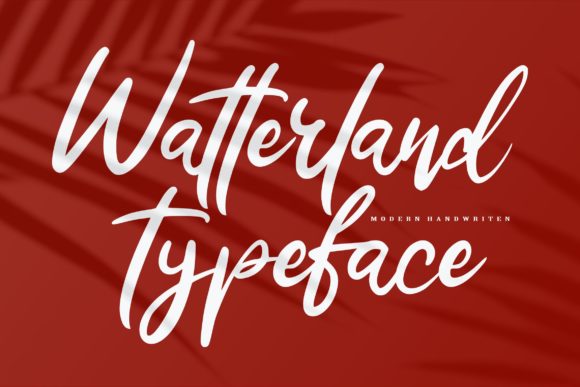 Watterland Font Poster 1