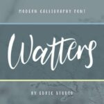 Watters Font Poster 2
