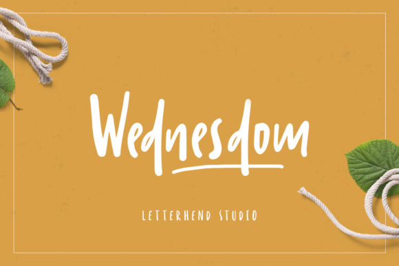 Wednesdom Font Poster 1