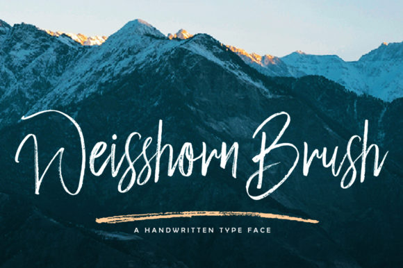 Weisshorn Font Poster 1