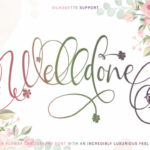 Welldone Font Poster 1