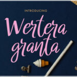 Wertera Granta Font Poster 1