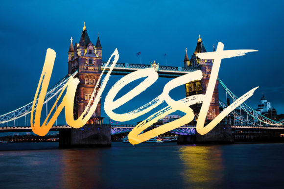 West Font Poster 1