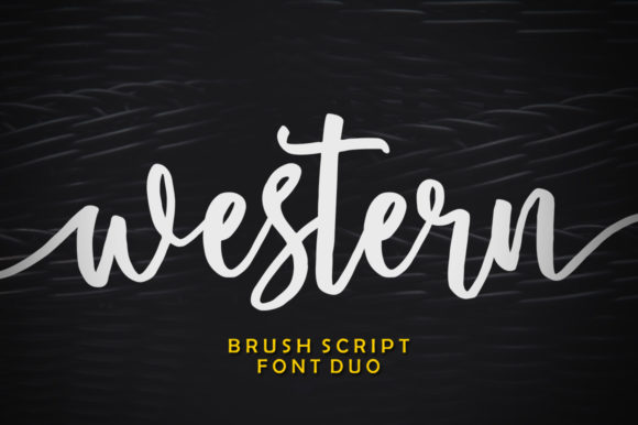 Western Duo Font Poster 1
