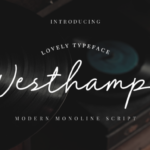 Westhamp Font Poster 1