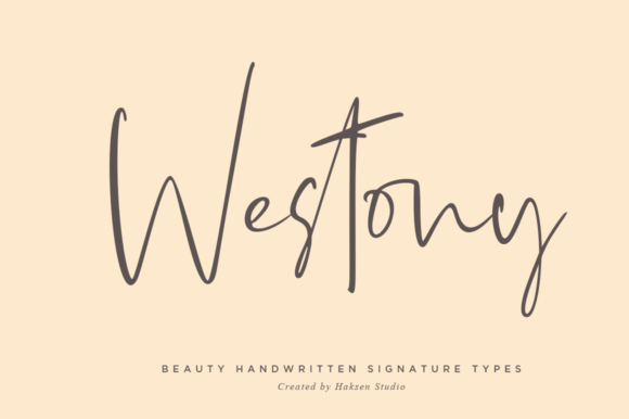 Westony Font Poster 1