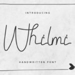 Whilmi Font Poster 1