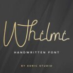 Whilmi Font Poster 2