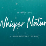 Whisper Nature Font Poster 1