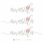 White Chunti Font Poster 9